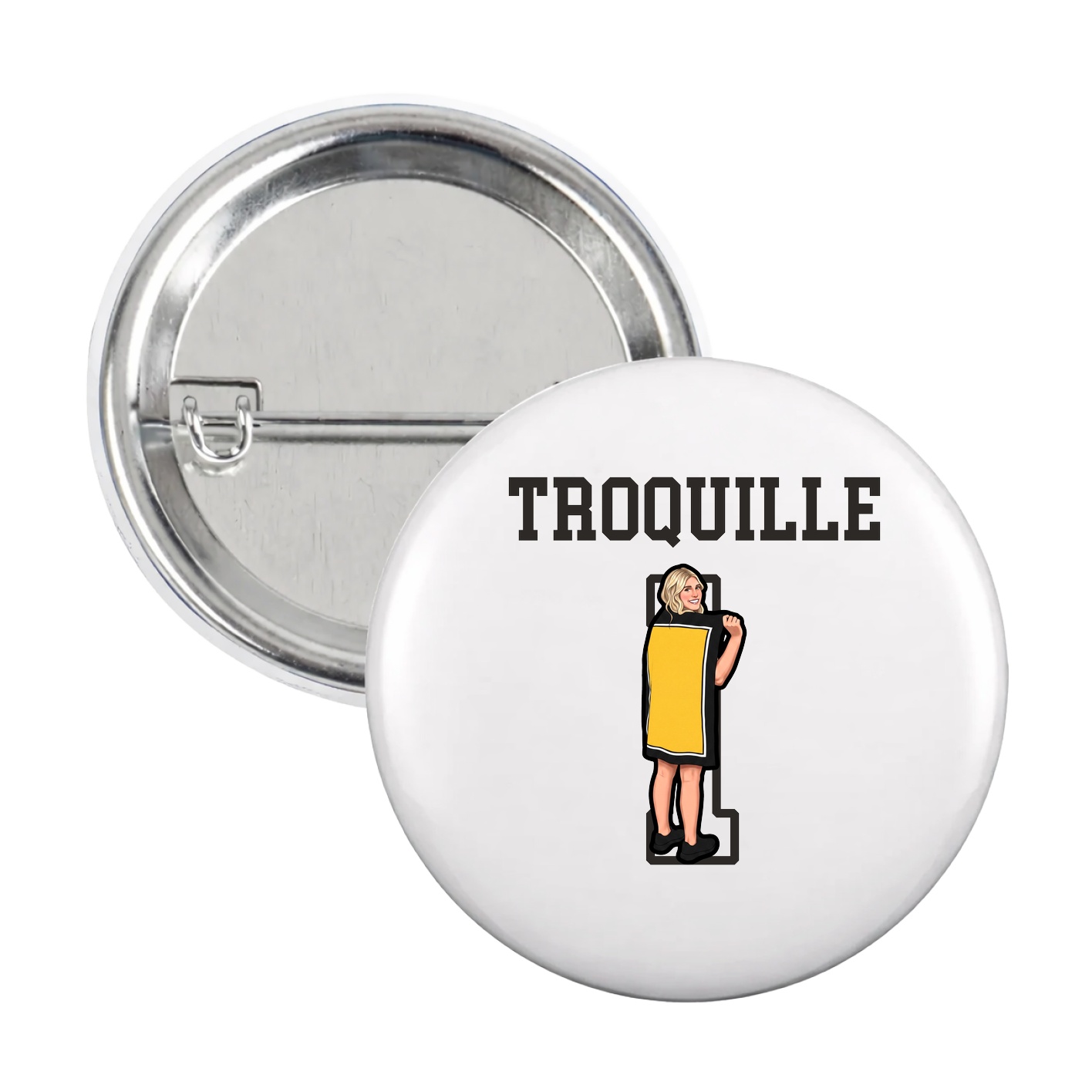 Game Day Button — Shirsey in White