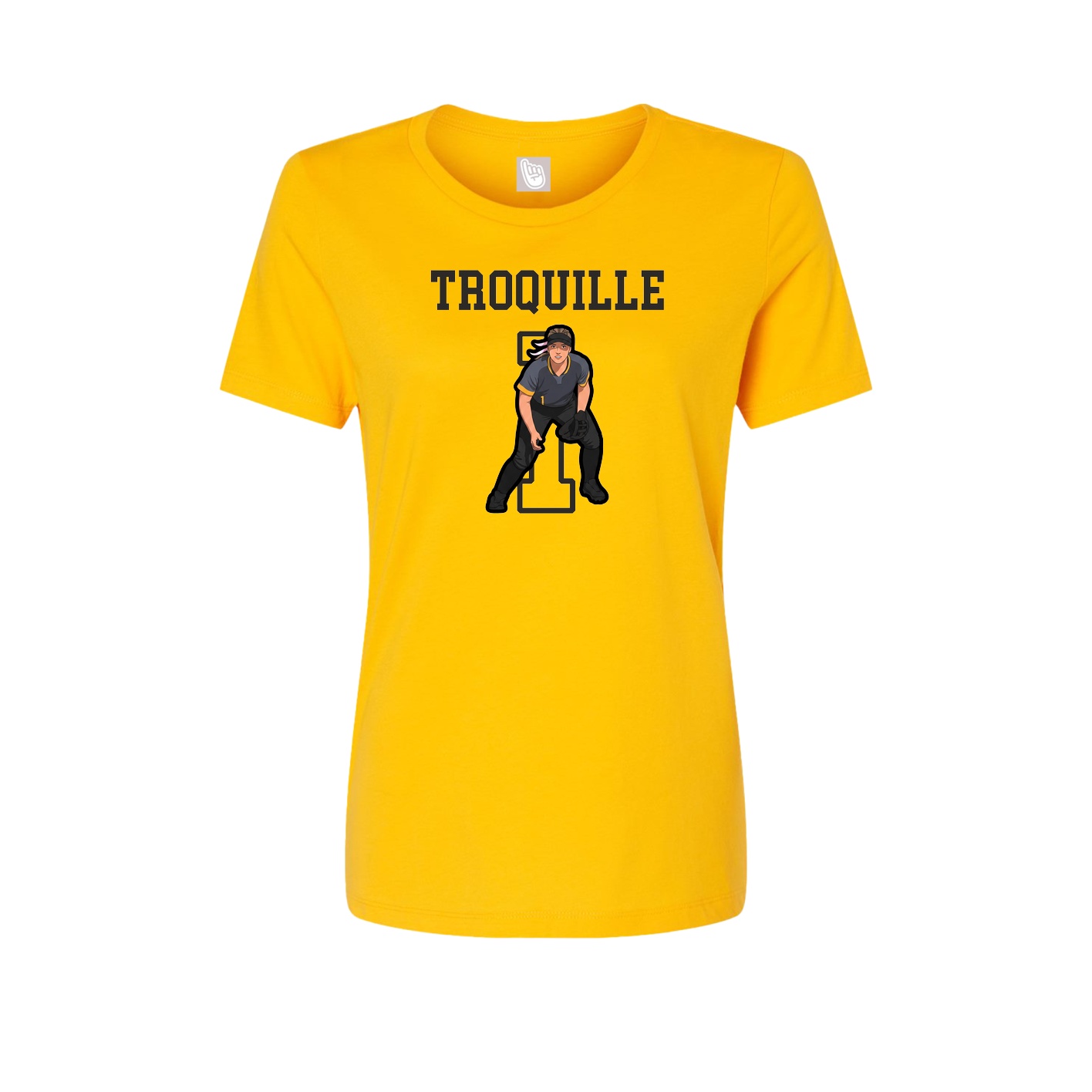 Fitted Women's Tee — Shirsey in Gold