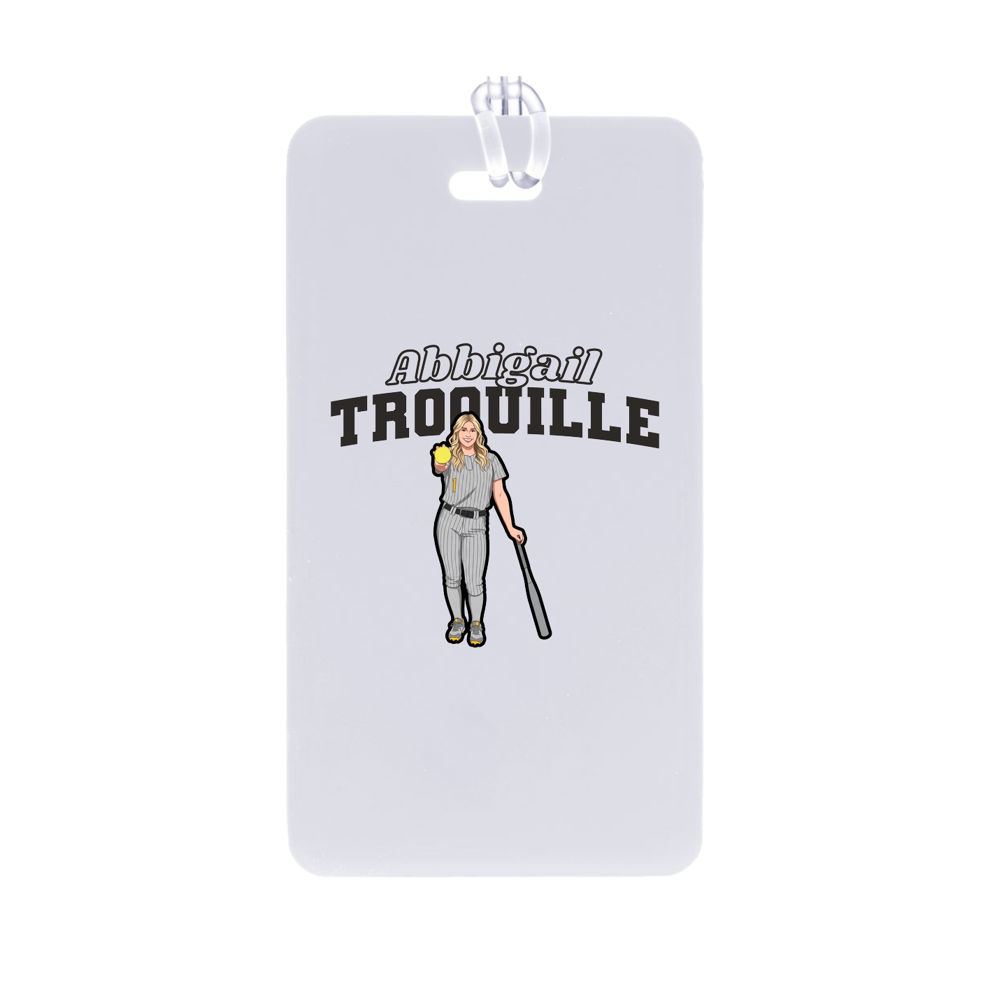 Bag Tag — Name Arch in Classic