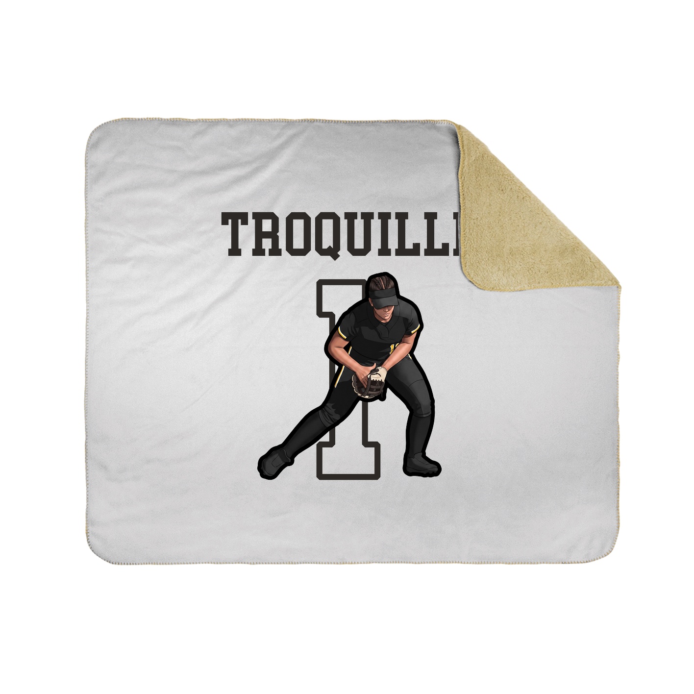 Throw Blanket — Shirsey in White