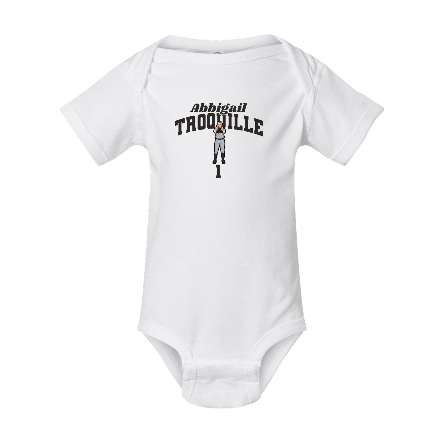 Baby Onesie — Signature Arch in White
