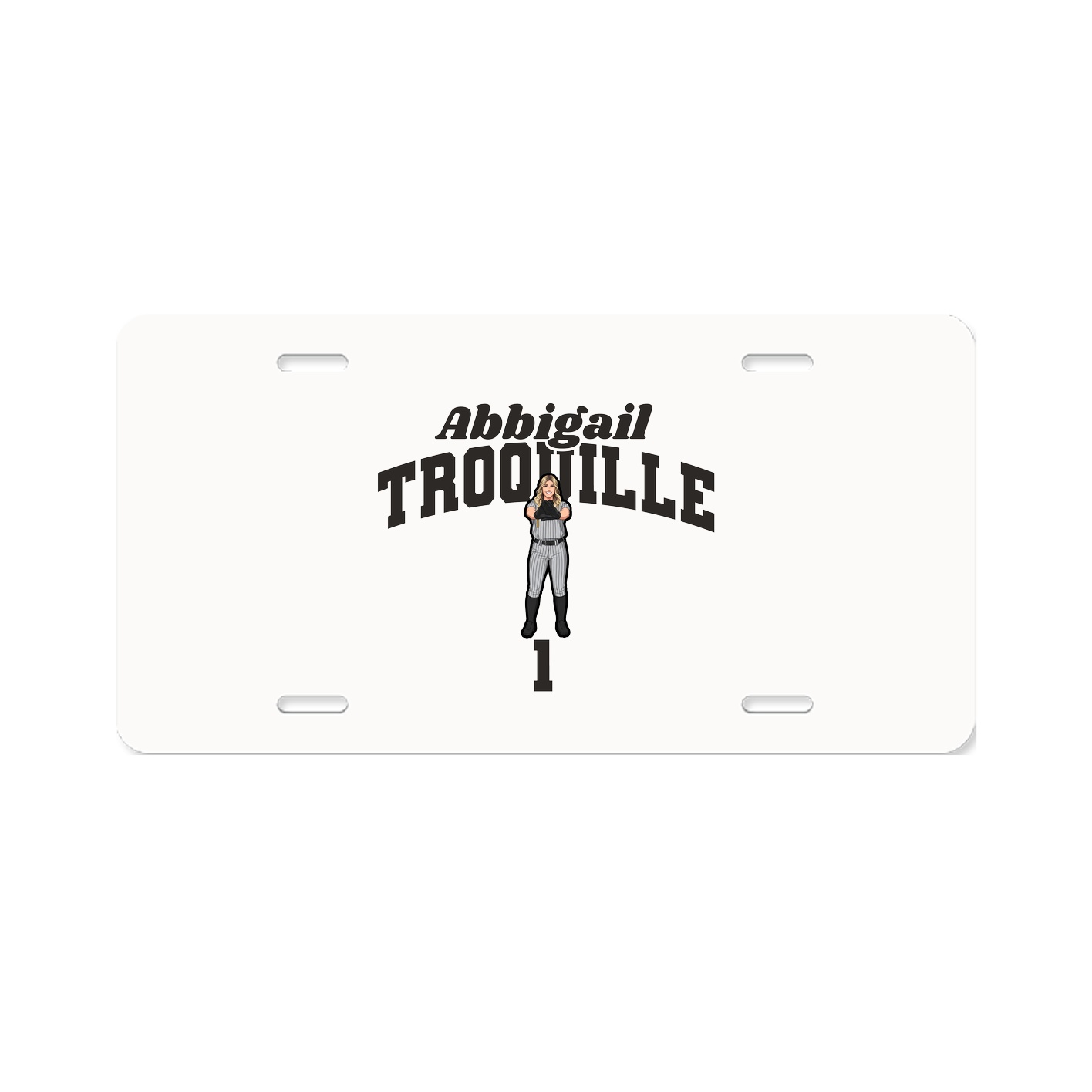 License Plate — Signature Arch in Classic
