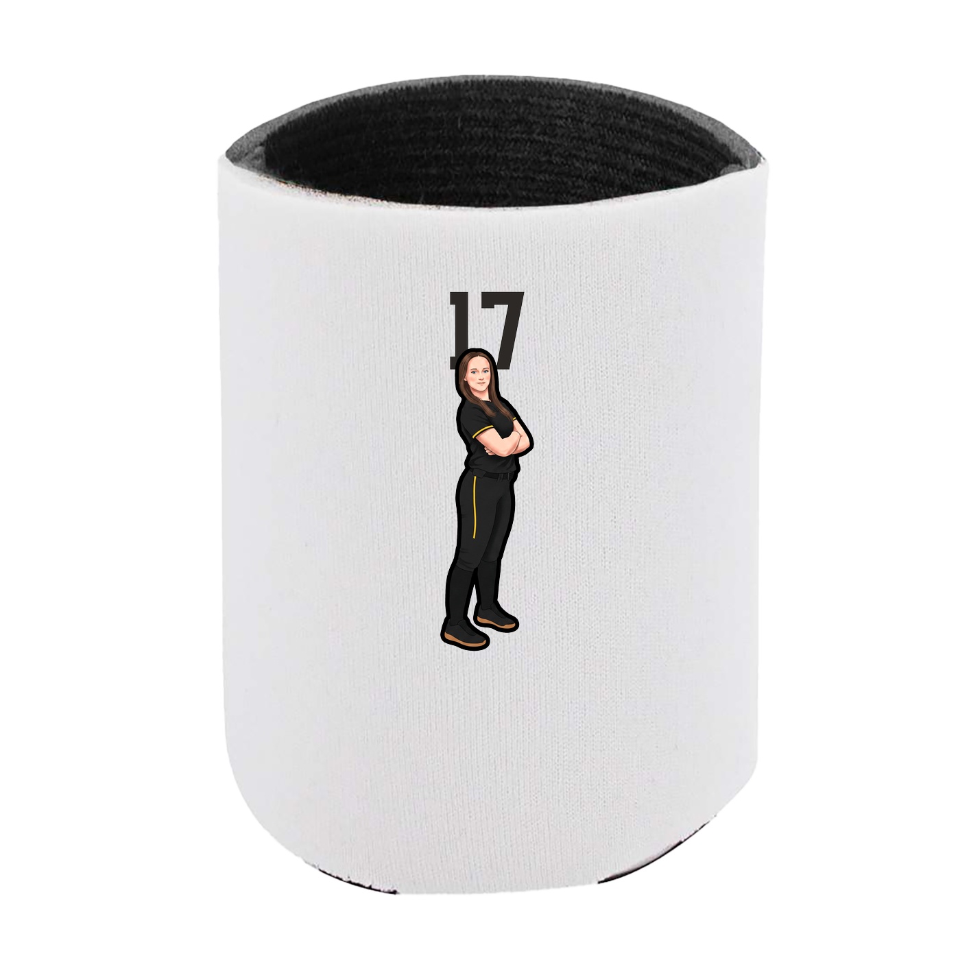 Can Holder — Number Top in White