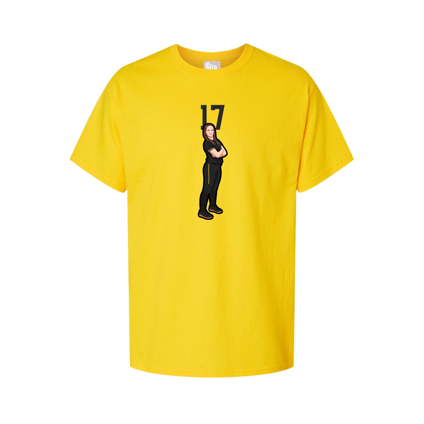 Tee — Number Top in Gold