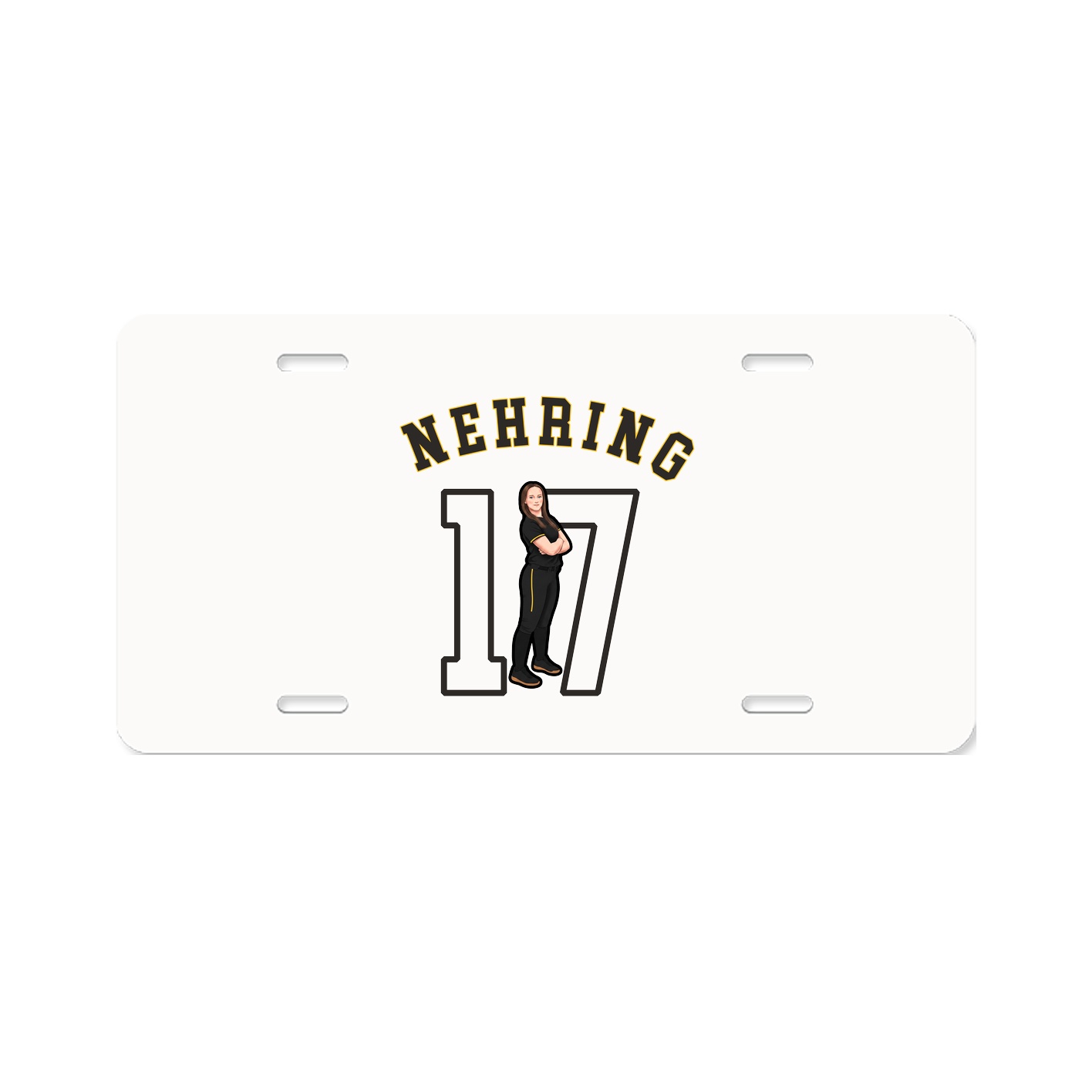 License Plate — Shirsey Arch in Classic