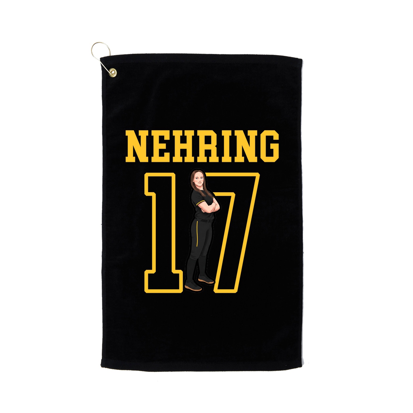 Golf Towel — Shirsey in Black
