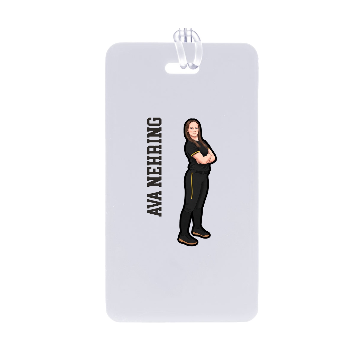 Bag Tag — Name Vertical in Classic