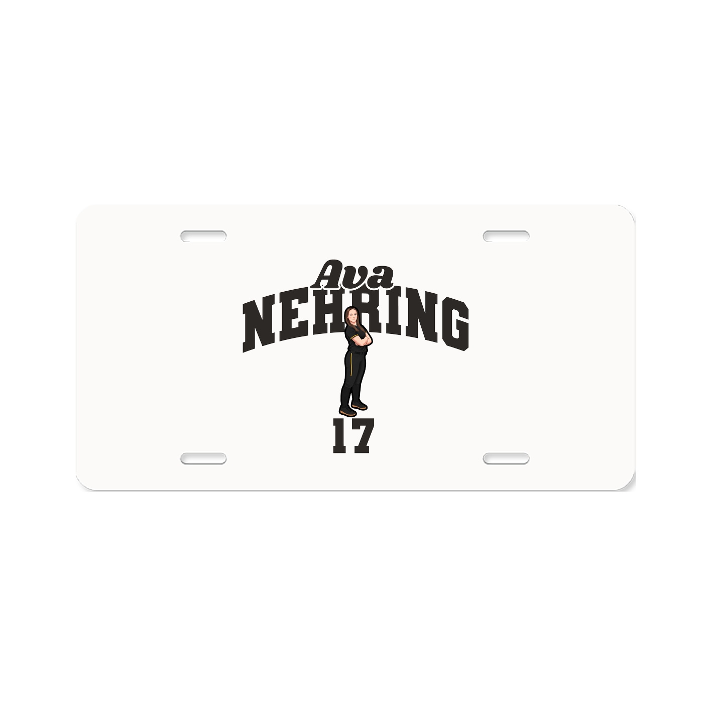 License Plate — Signature Arch in Classic