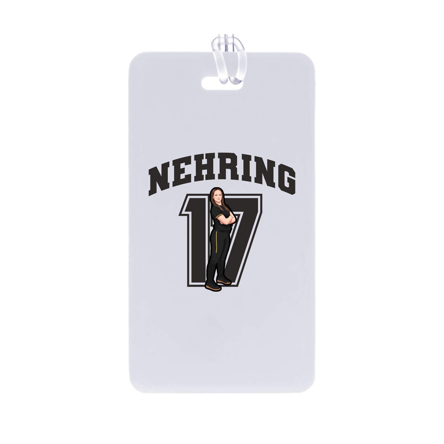 Bag Tag — Number in Classic