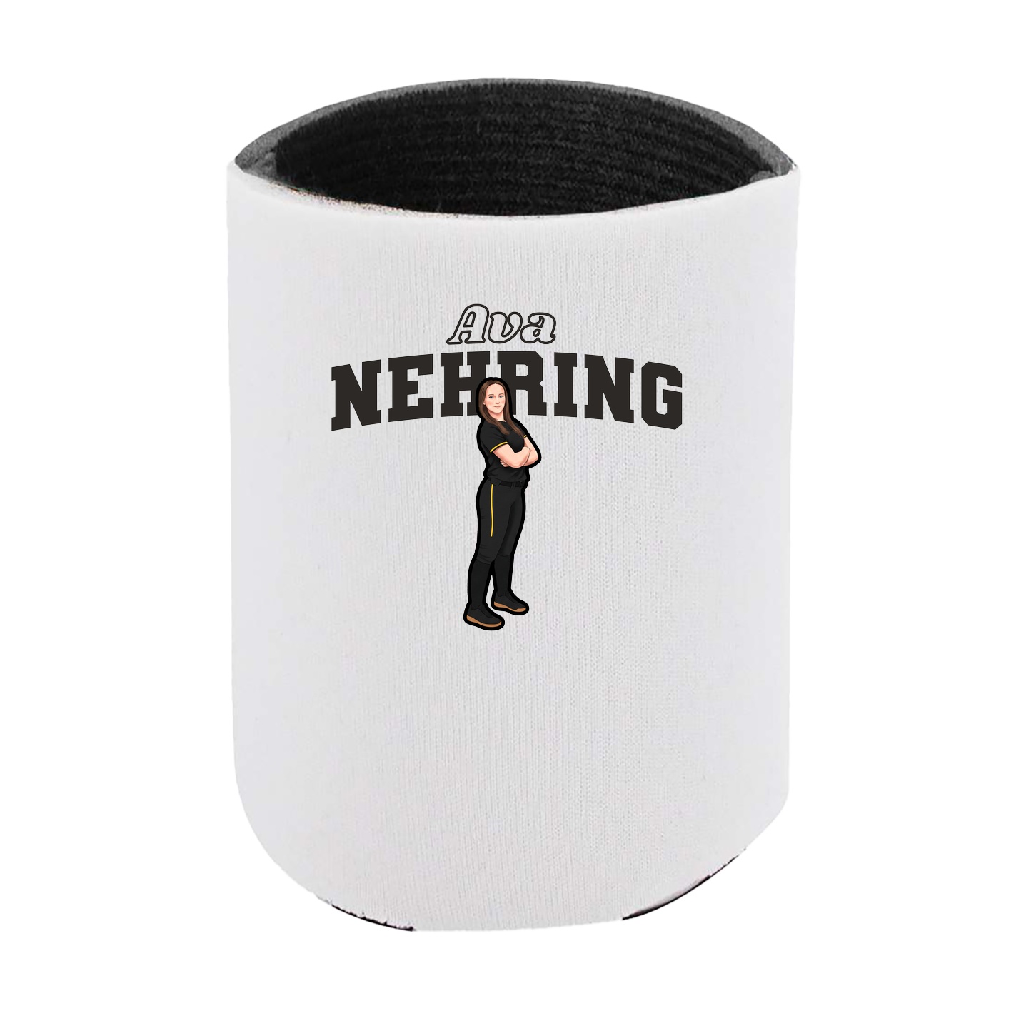 Can Holder — Name Arch in White