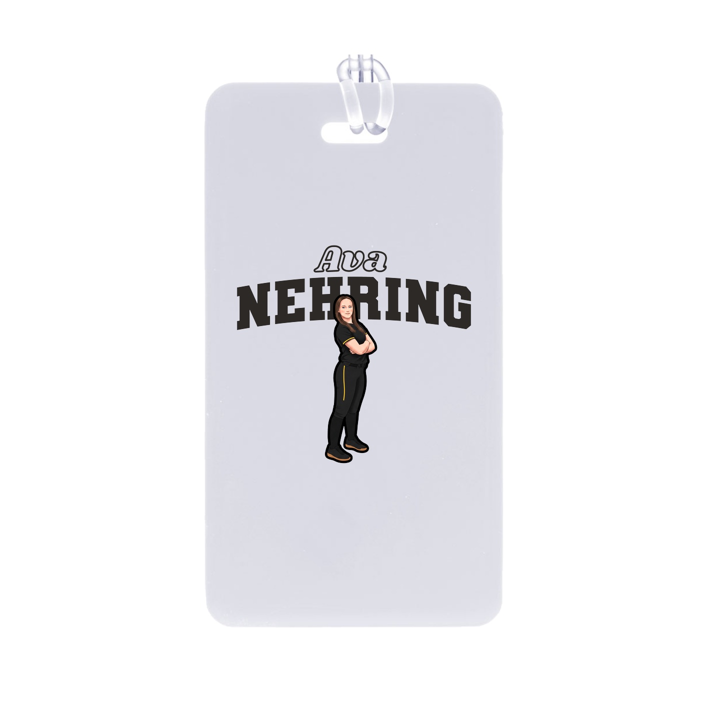 Bag Tag — Name Arch in Classic