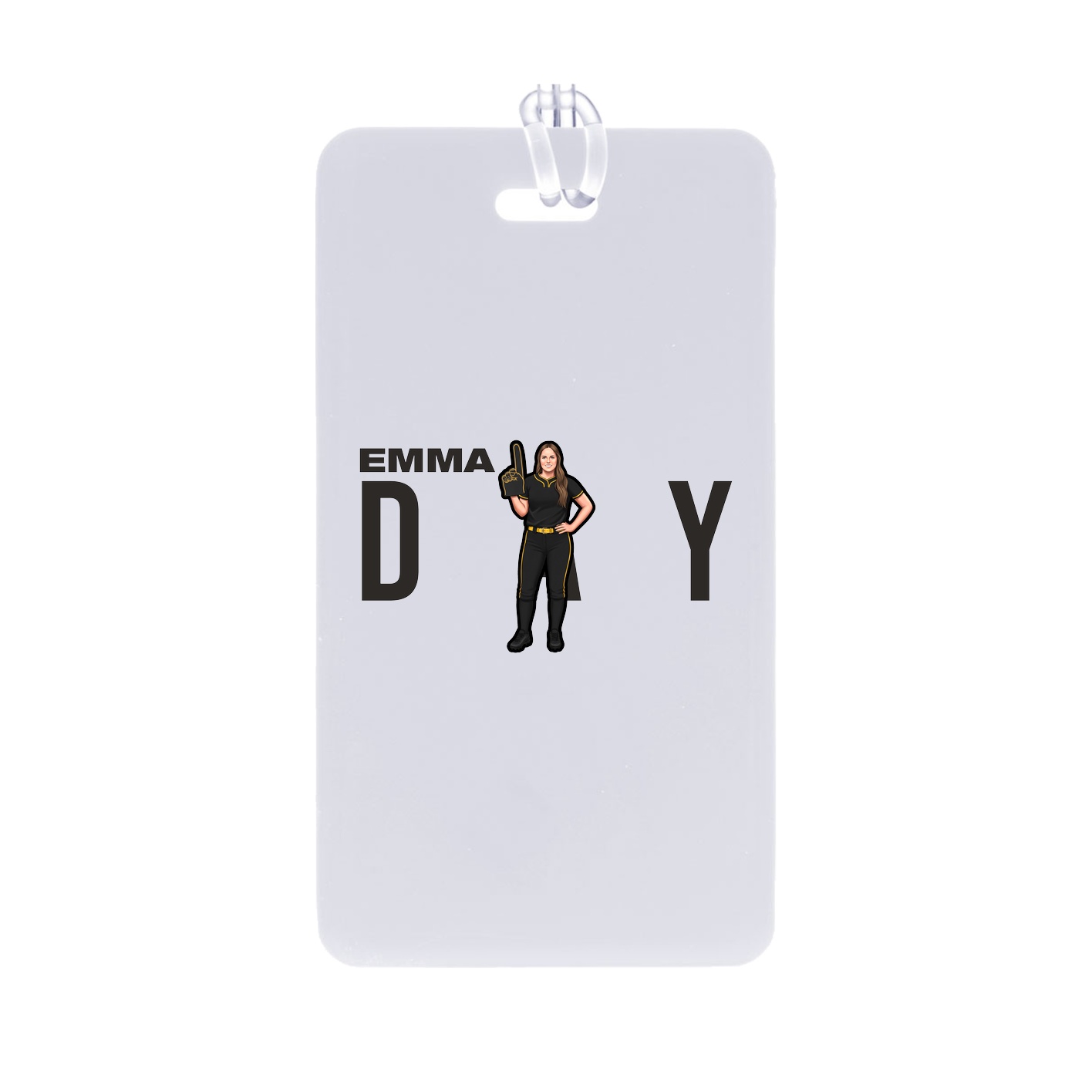 Bag Tag — Player Name in Classic