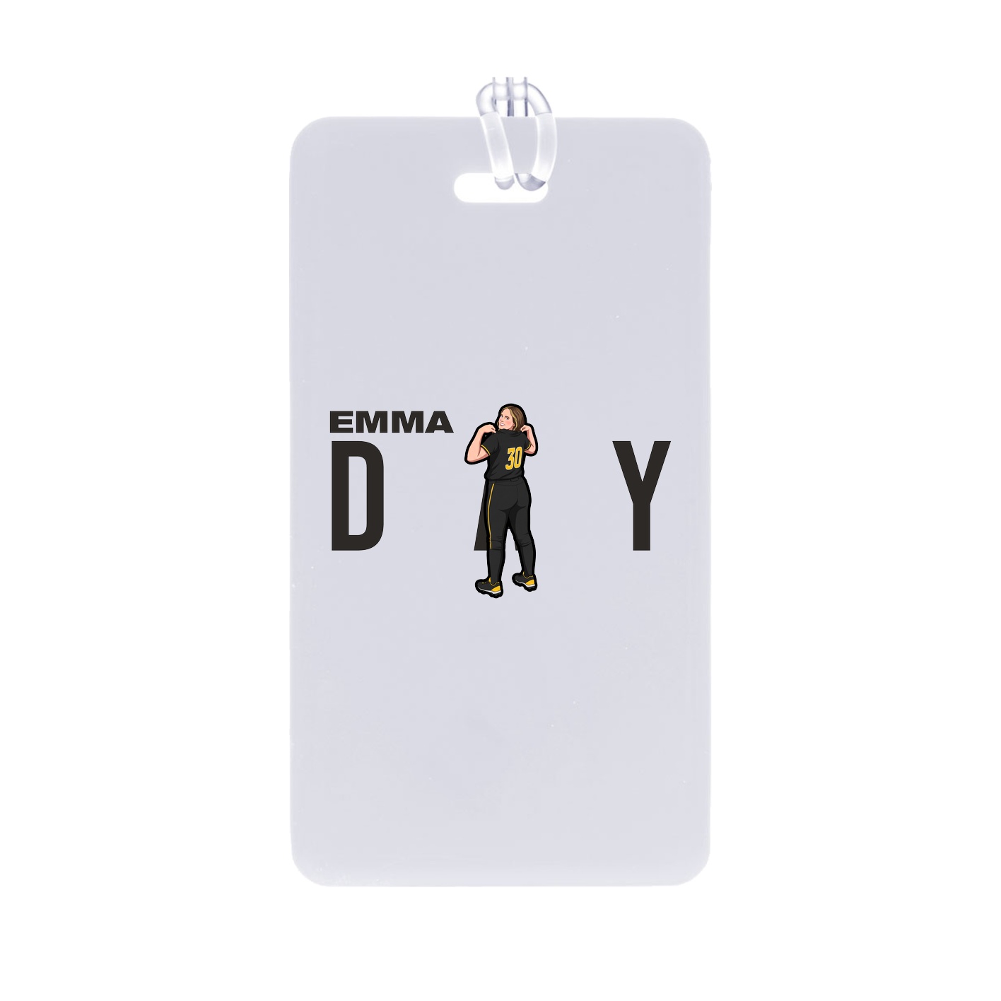 Bag Tag — Player Name in Classic