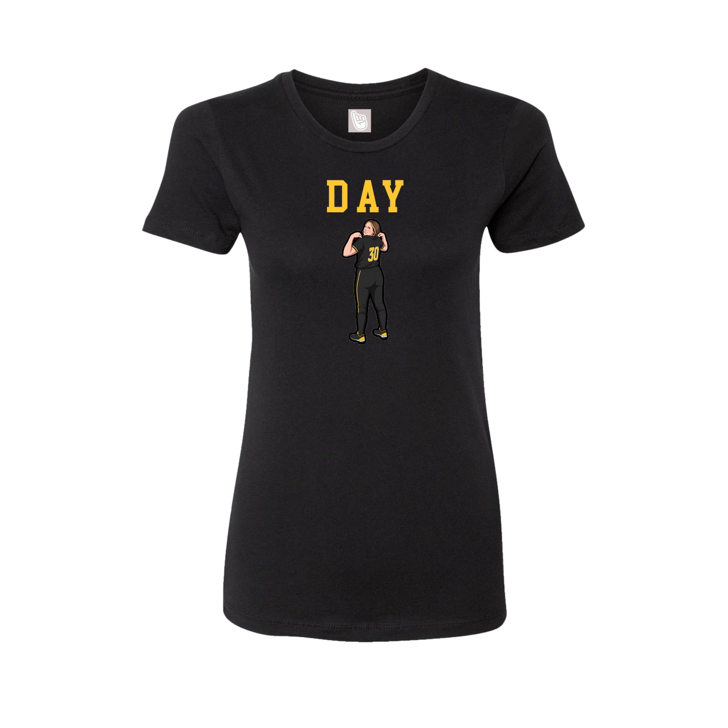 Fitted Women's Tee — Shirsey in Black