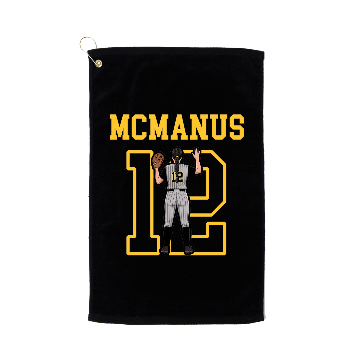 Golf Towel — Shirsey in Black