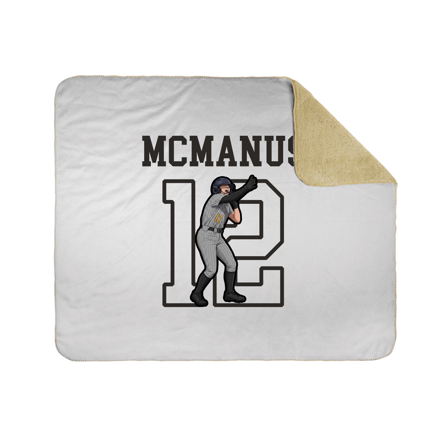 Throw Blanket — Shirsey in White
