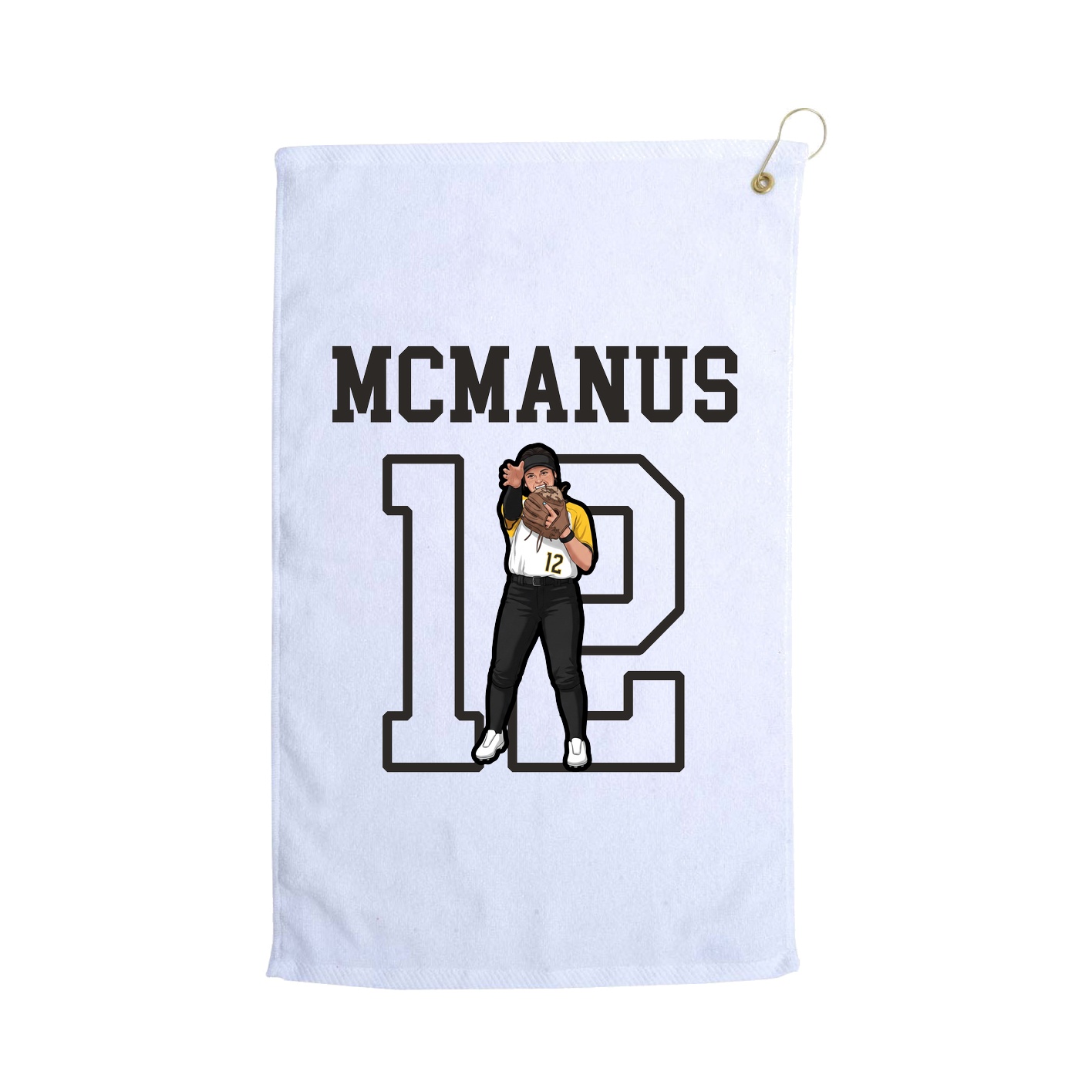 Golf Towel — Shirsey in White