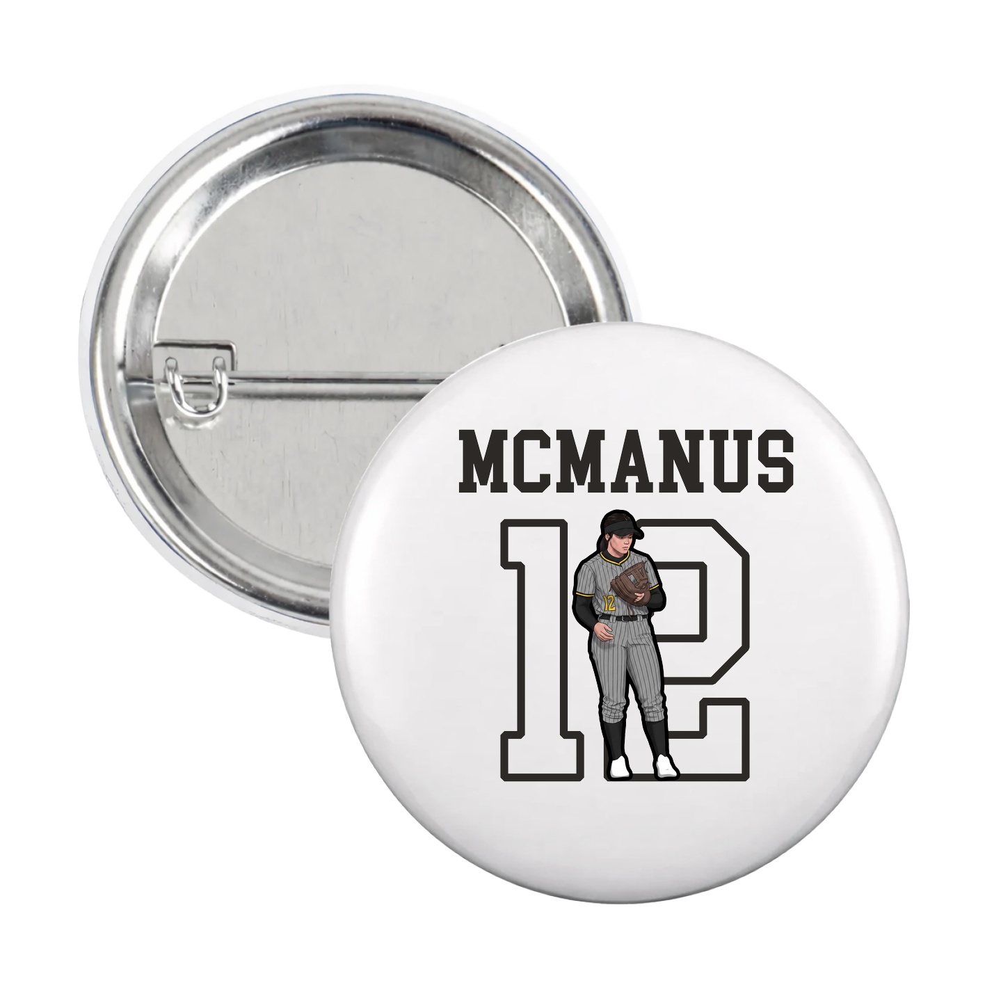 Game Day Button — Shirsey in White
