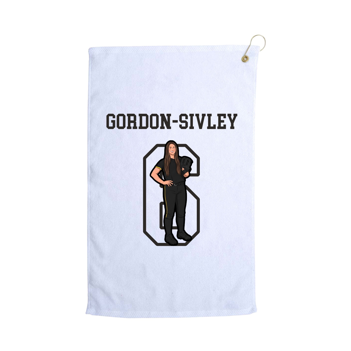 Golf Towel — Shirsey in White