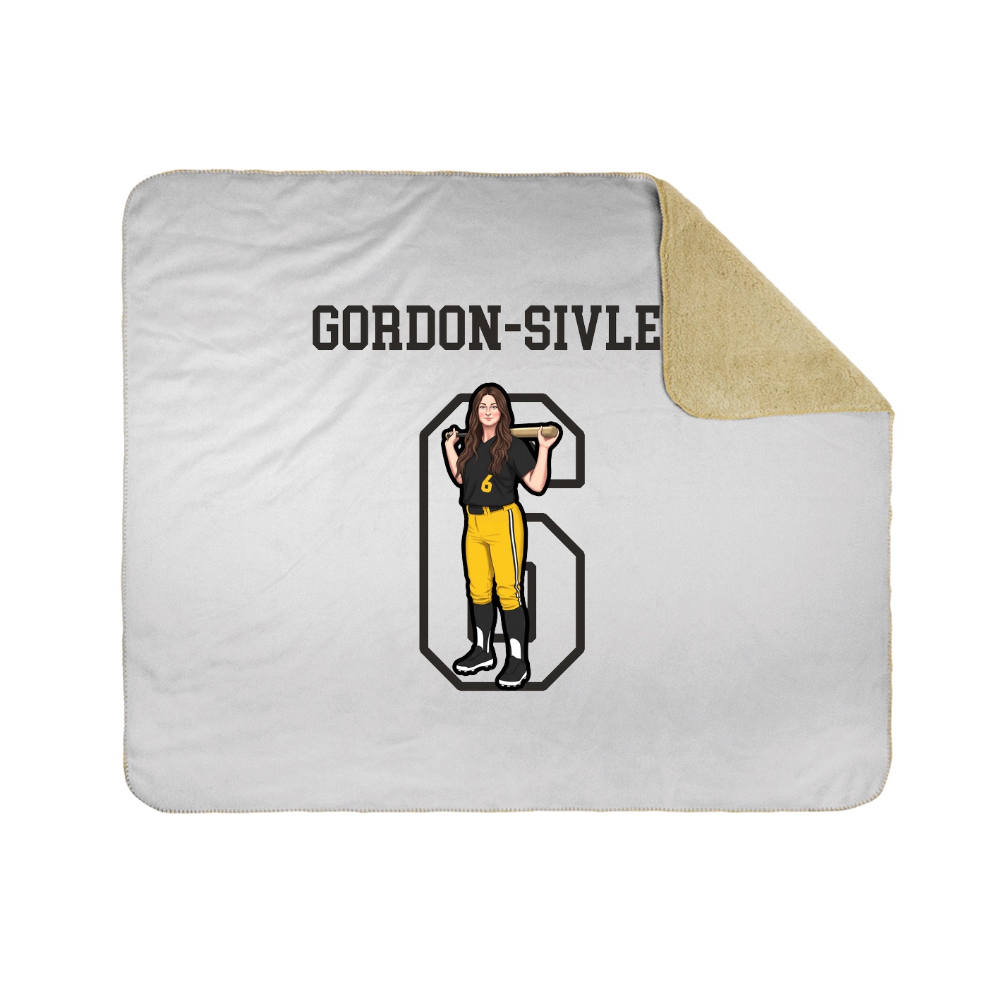 Throw Blanket — Shirsey in White