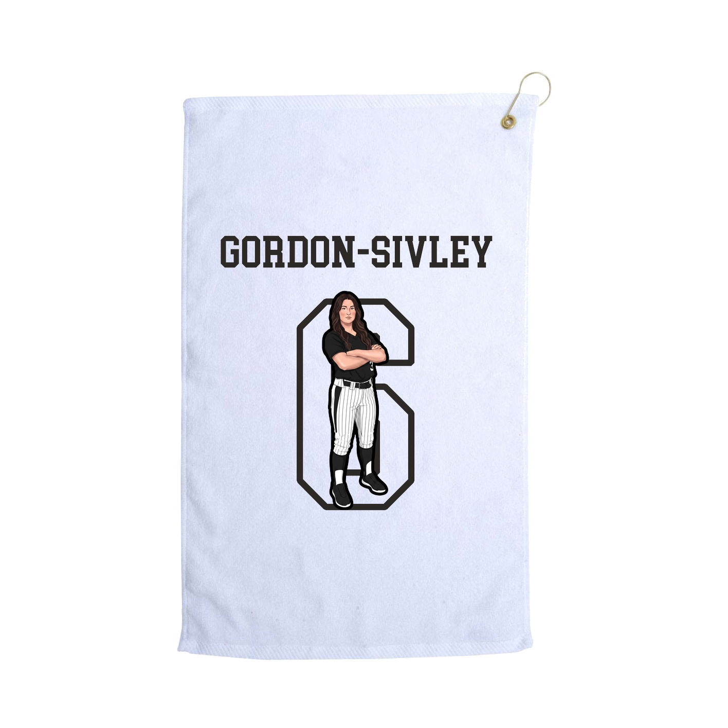 Golf Towel — Shirsey in White