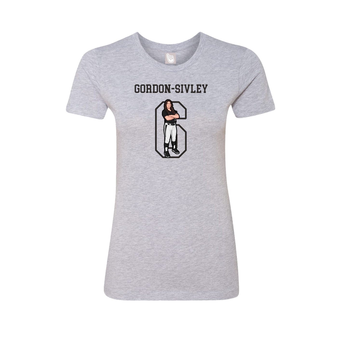 Fitted Women's Tee — Shirsey in Grey