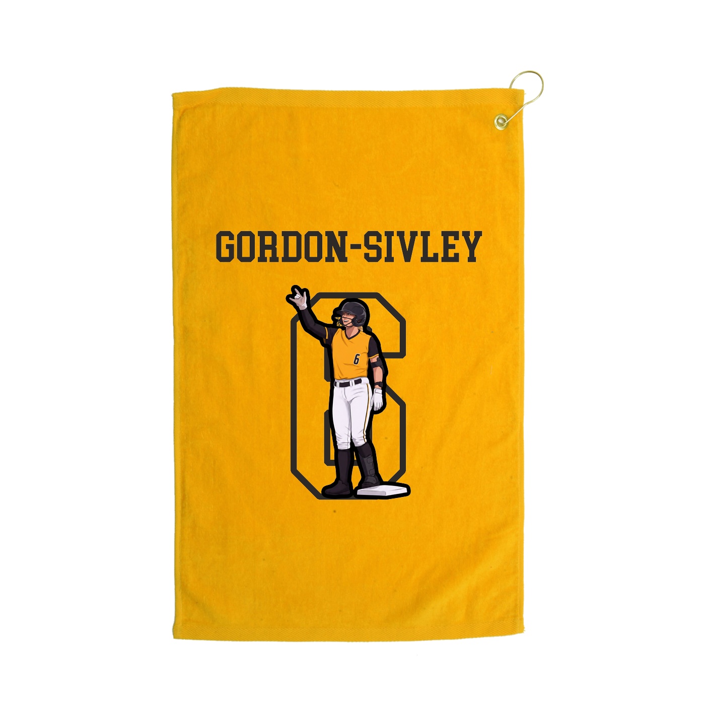 Golf Towel — Shirsey in Gold