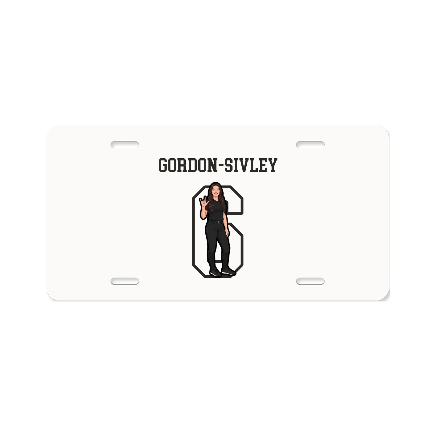 License Plate — Shirsey in Classic