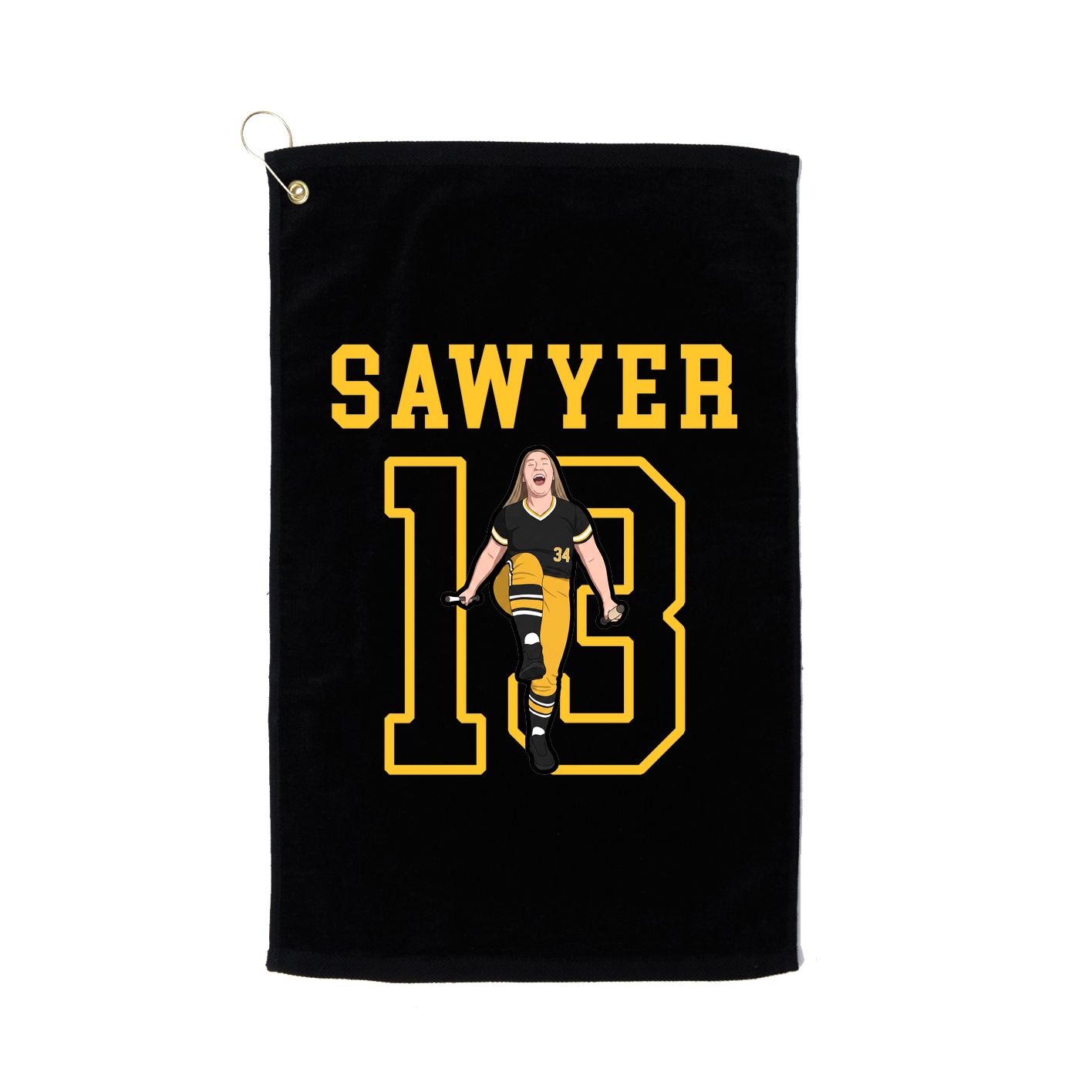 Golf Towel — Shirsey in Black