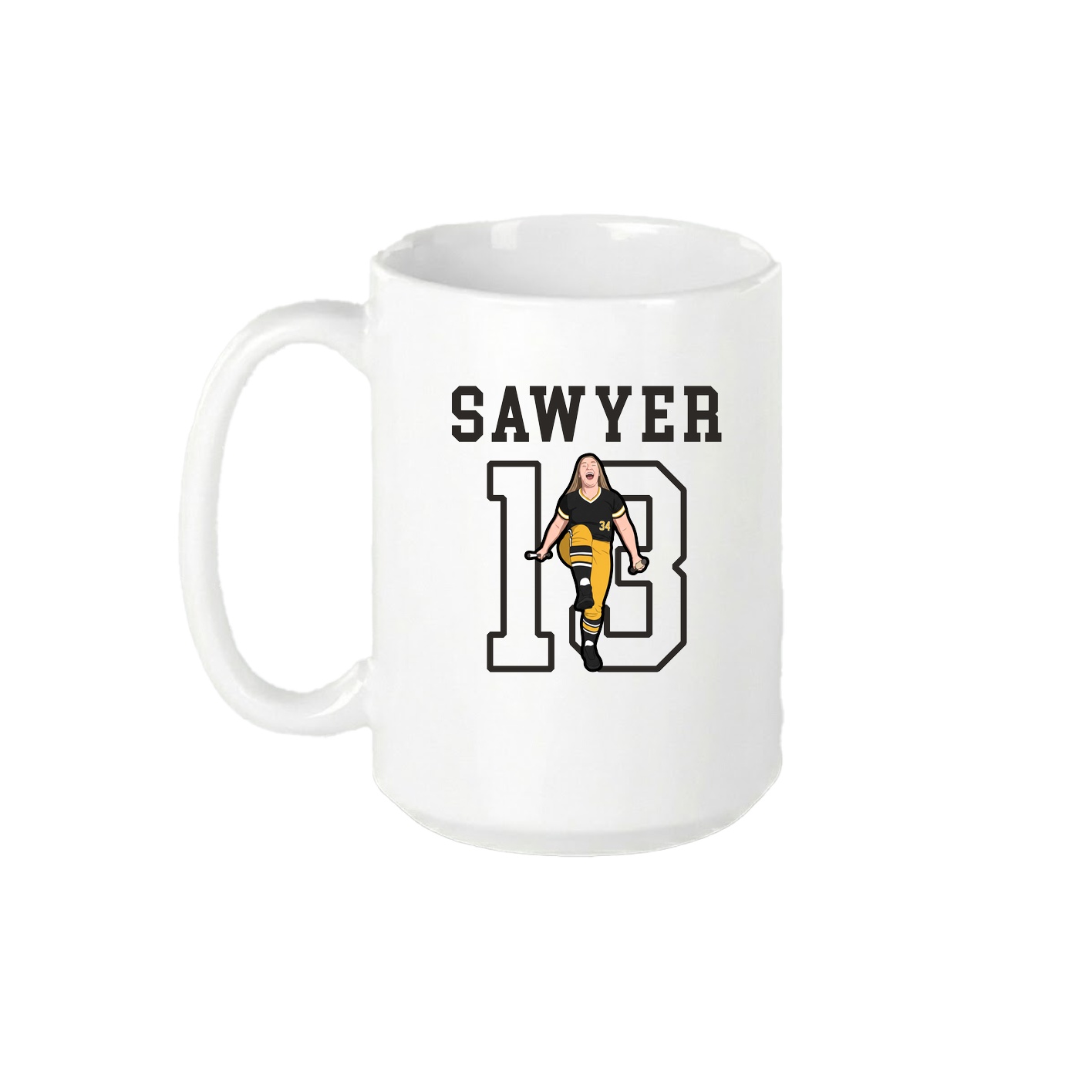 15oz Coffee Mug — Shirsey in White