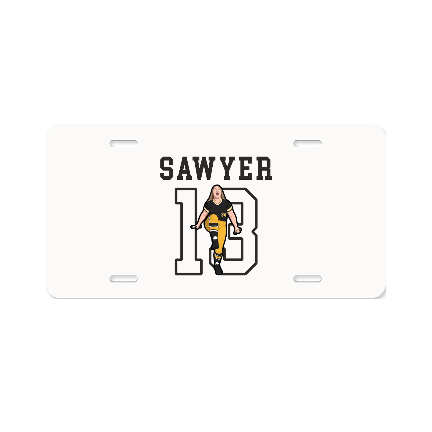 License Plate — Shirsey in Classic