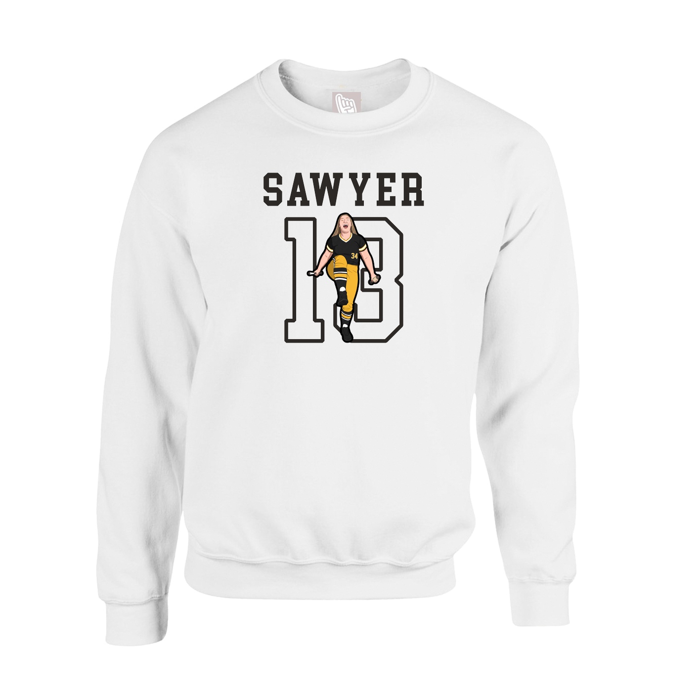 Fleece Crew — Shirsey in White