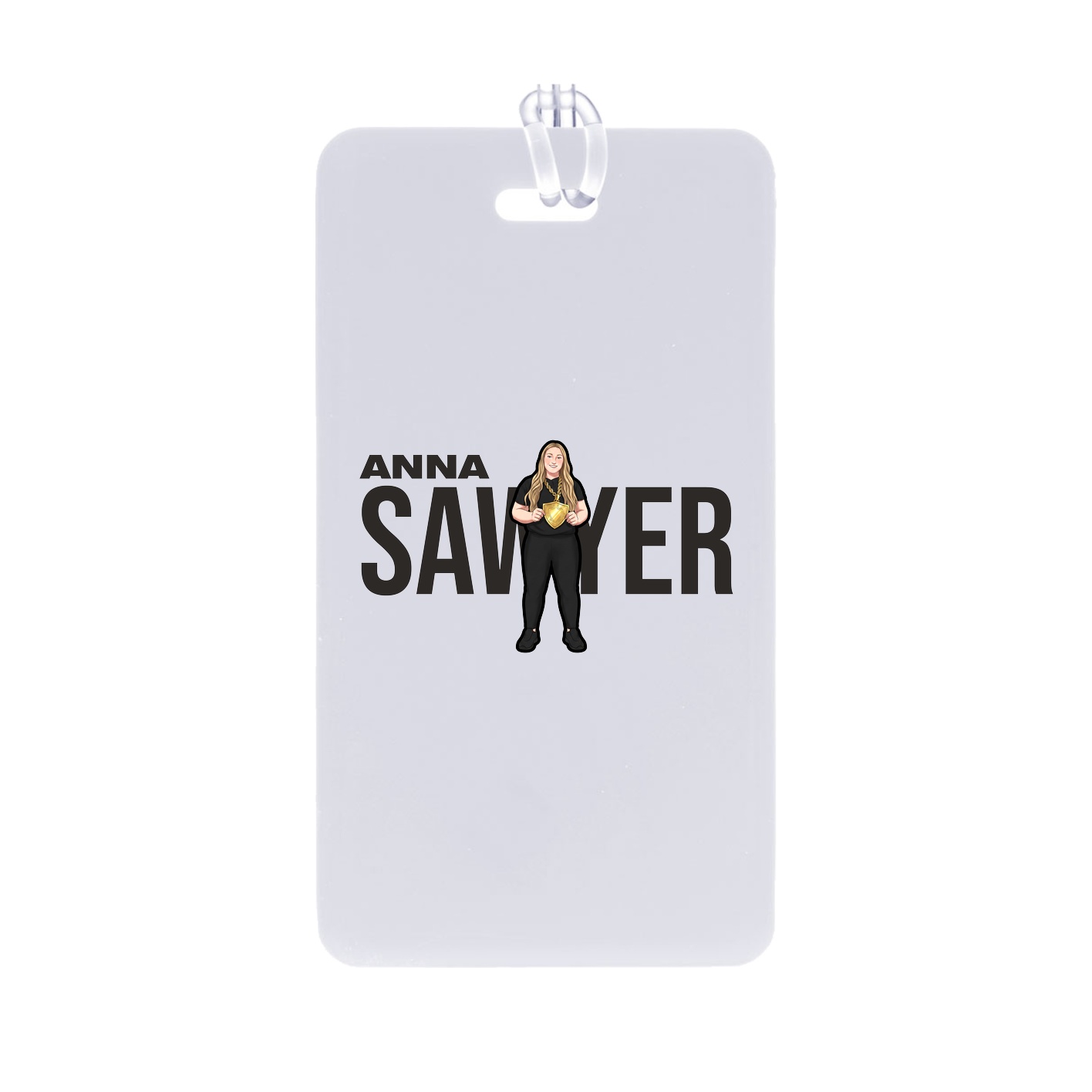 Bag Tag — Player Name in Classic