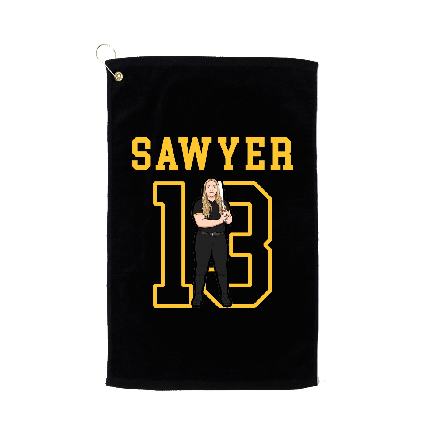 Golf Towel — Shirsey in Black