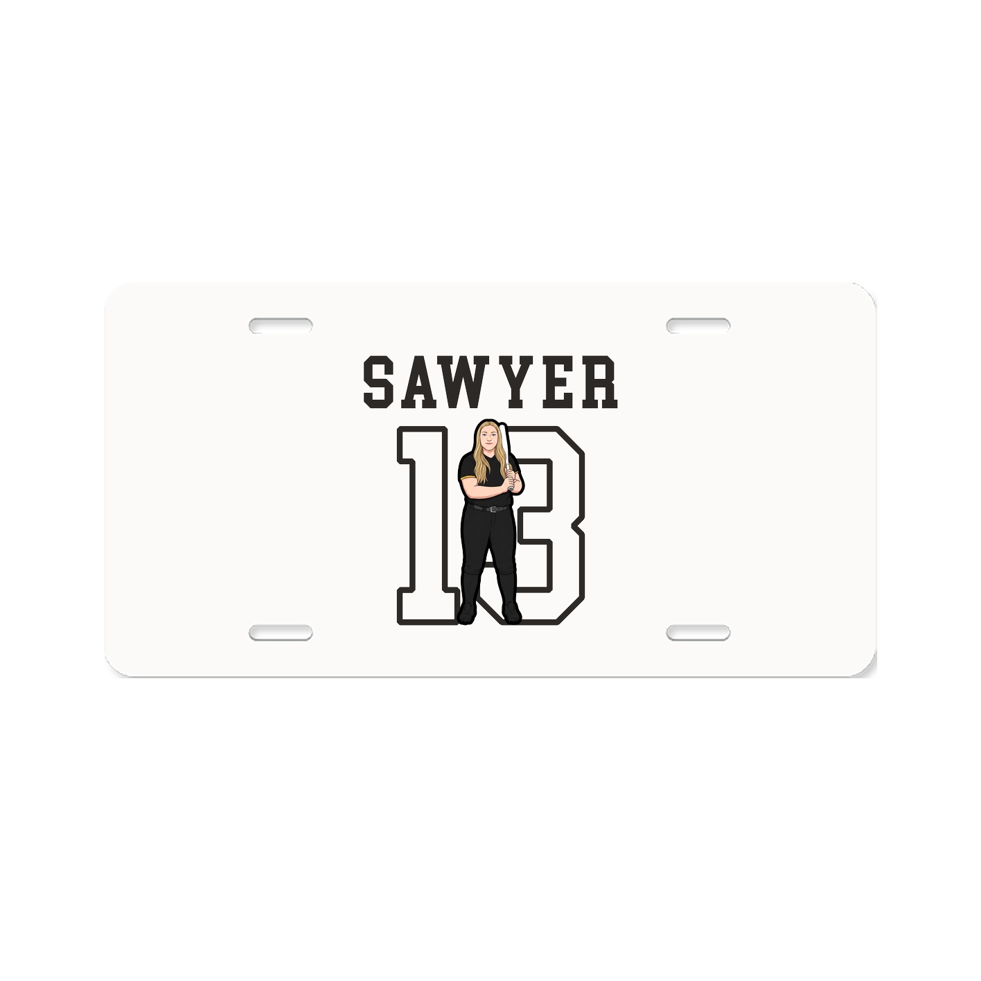 License Plate — Shirsey in Classic