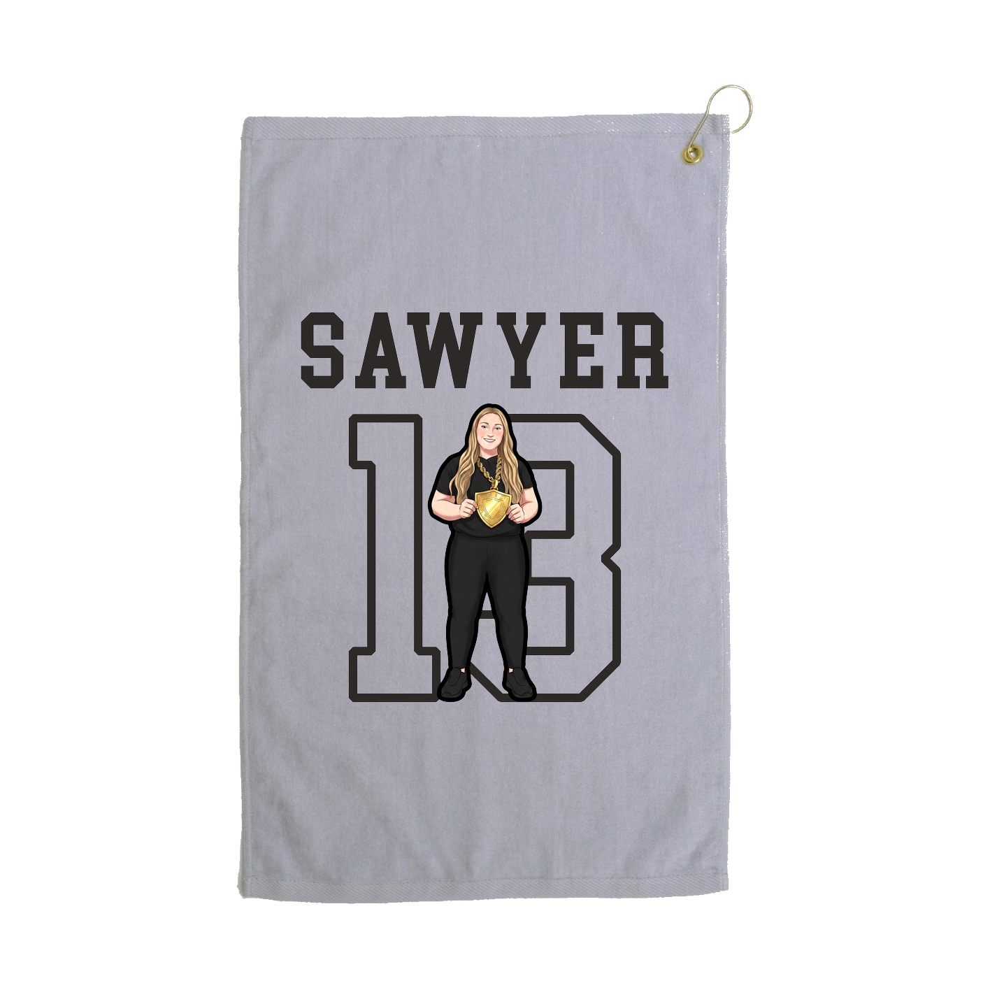 Golf Towel — Shirsey in Grey