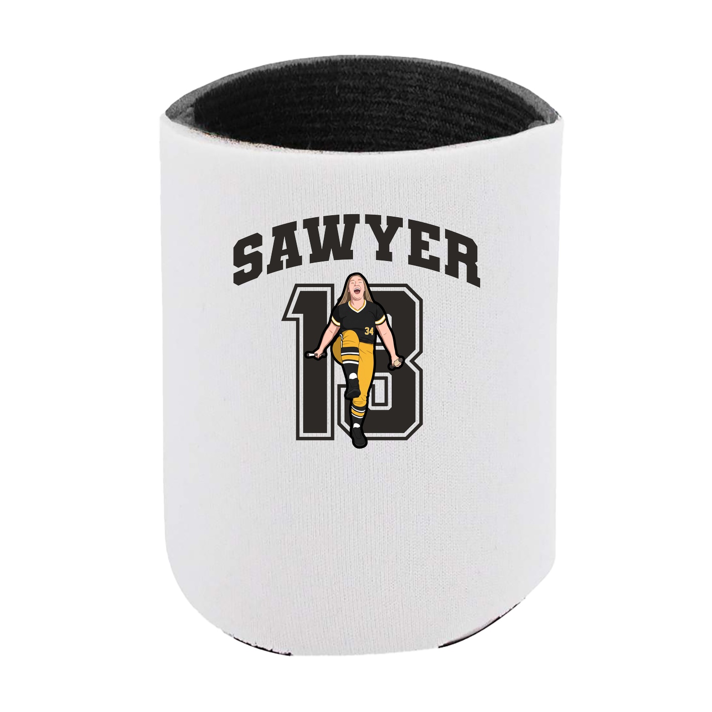 Can Holder — Number in White