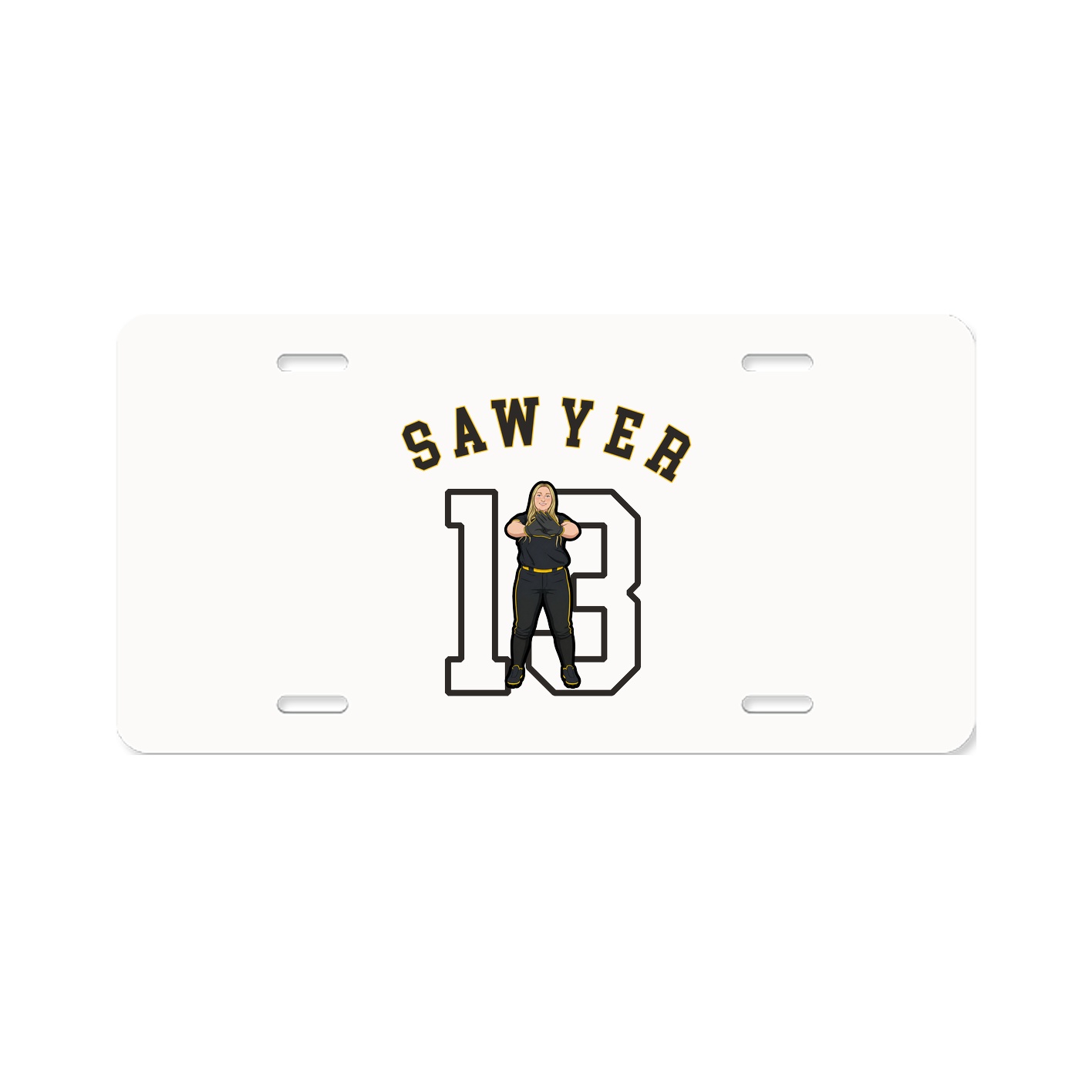 License Plate — Shirsey Arch in Classic