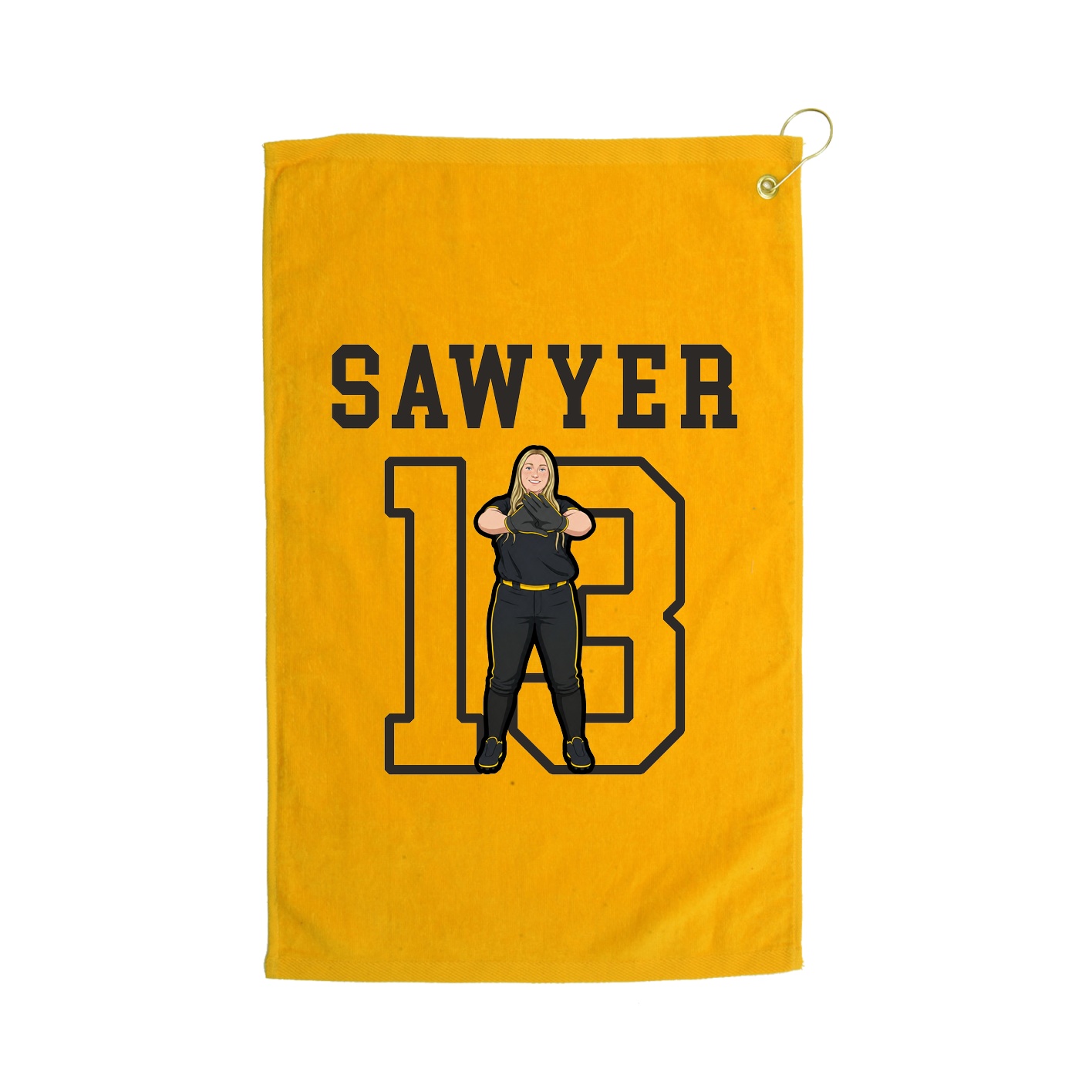 Golf Towel — Shirsey in Gold