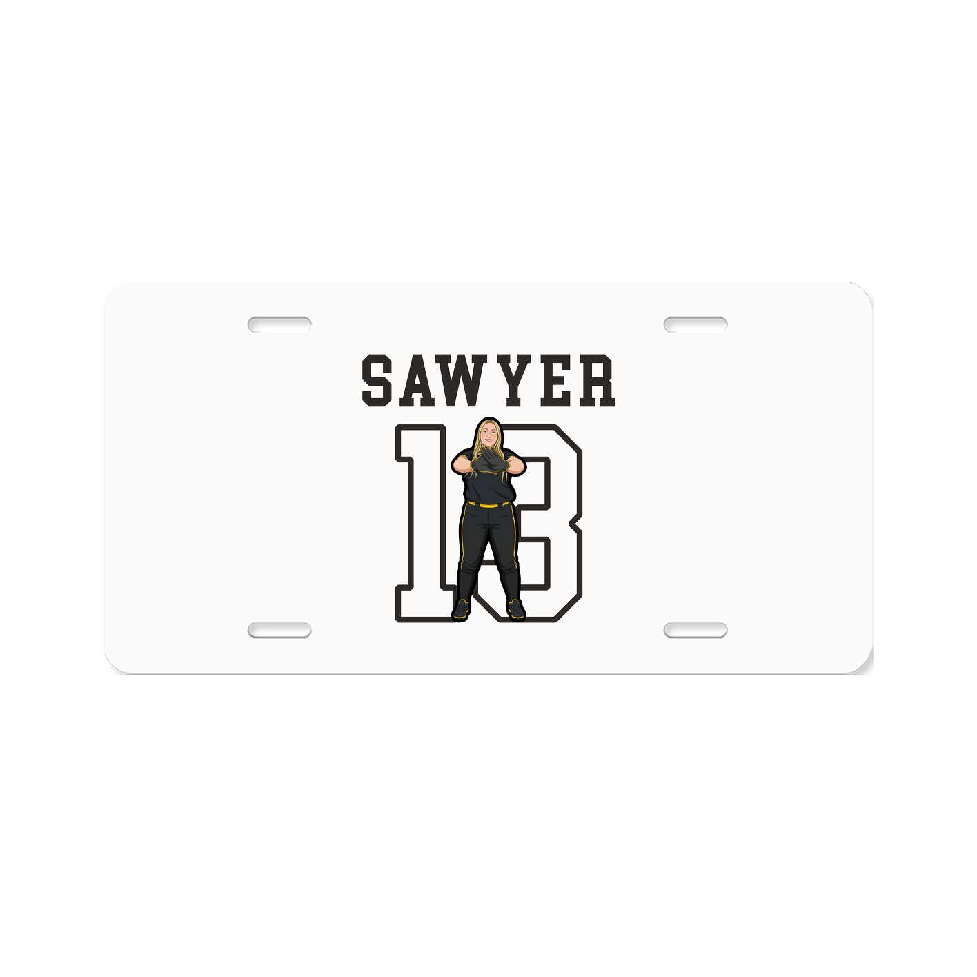 License Plate — Shirsey in Classic