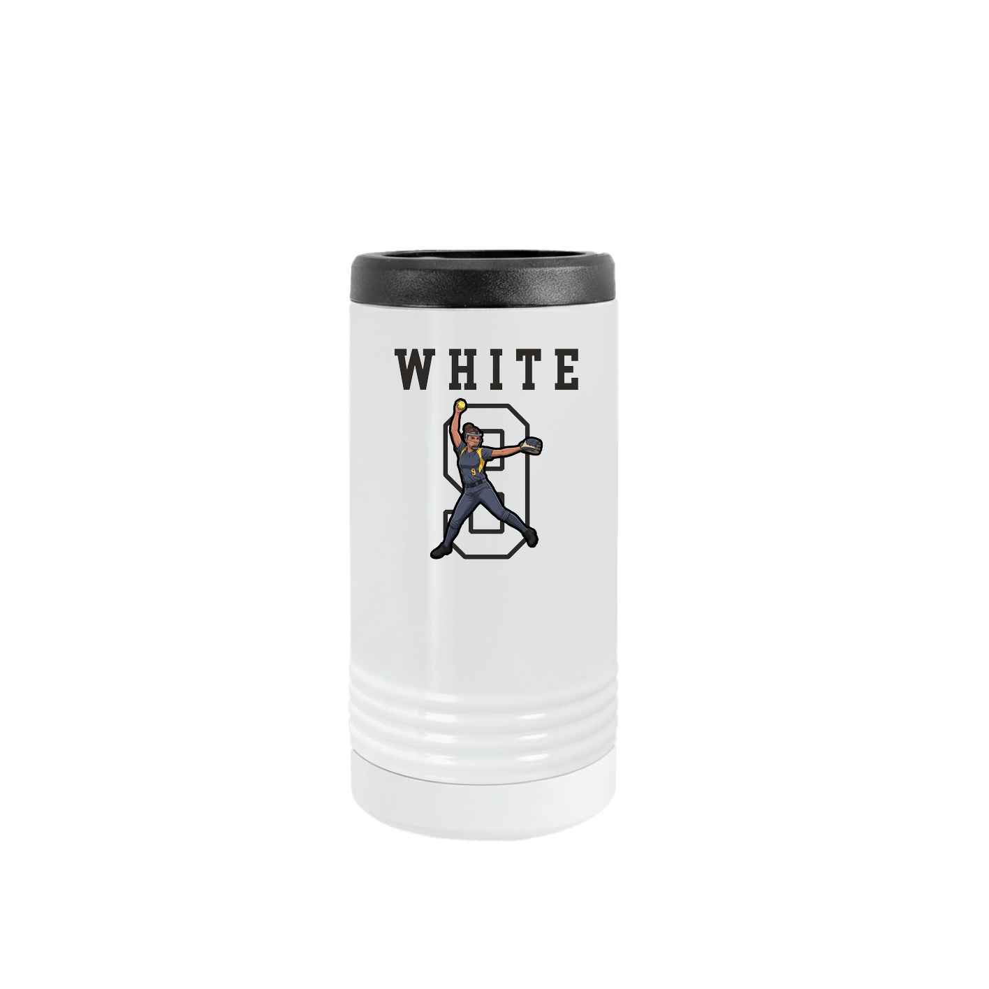 Slim Beverage Holder — Shirsey in White
