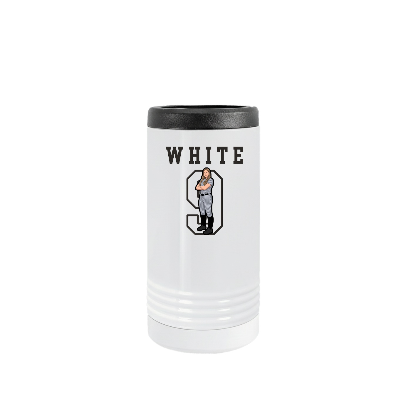 Slim Beverage Holder — Shirsey in White