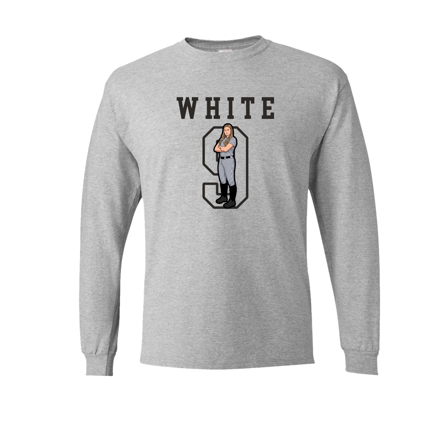Long Sleeve Tee — Shirsey in Grey