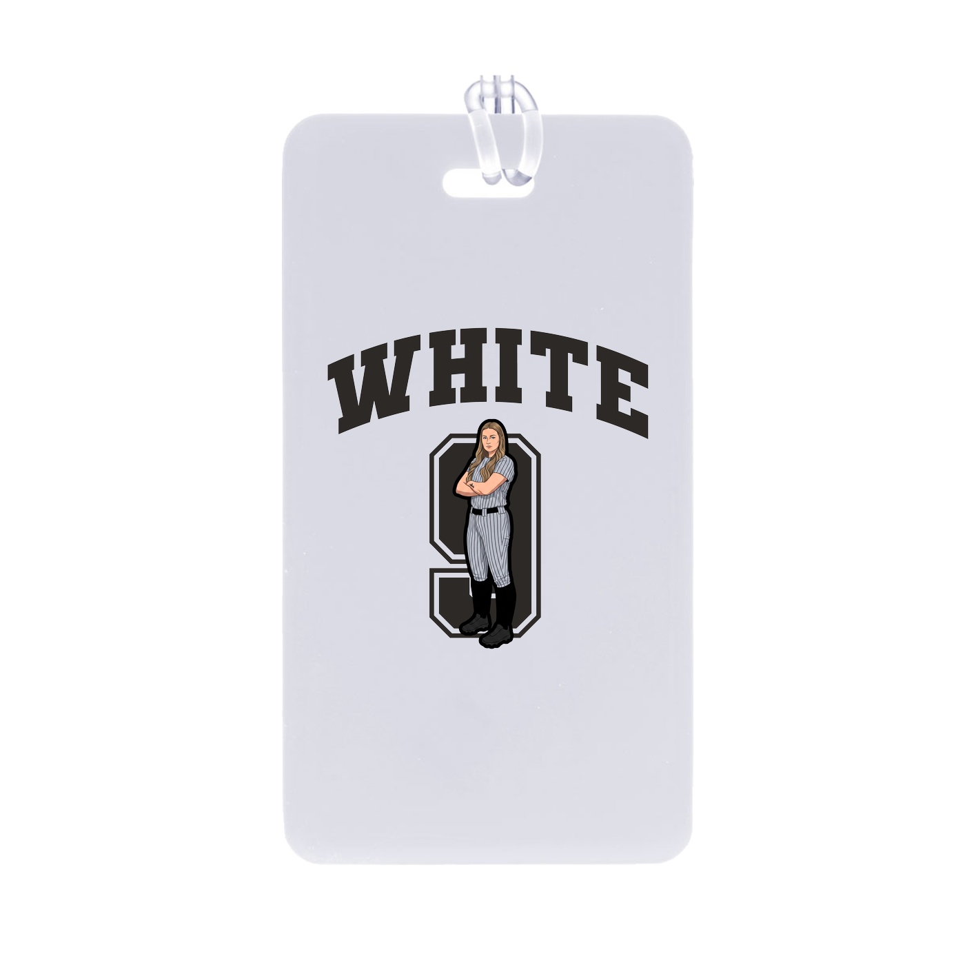Bag Tag — Number in Classic