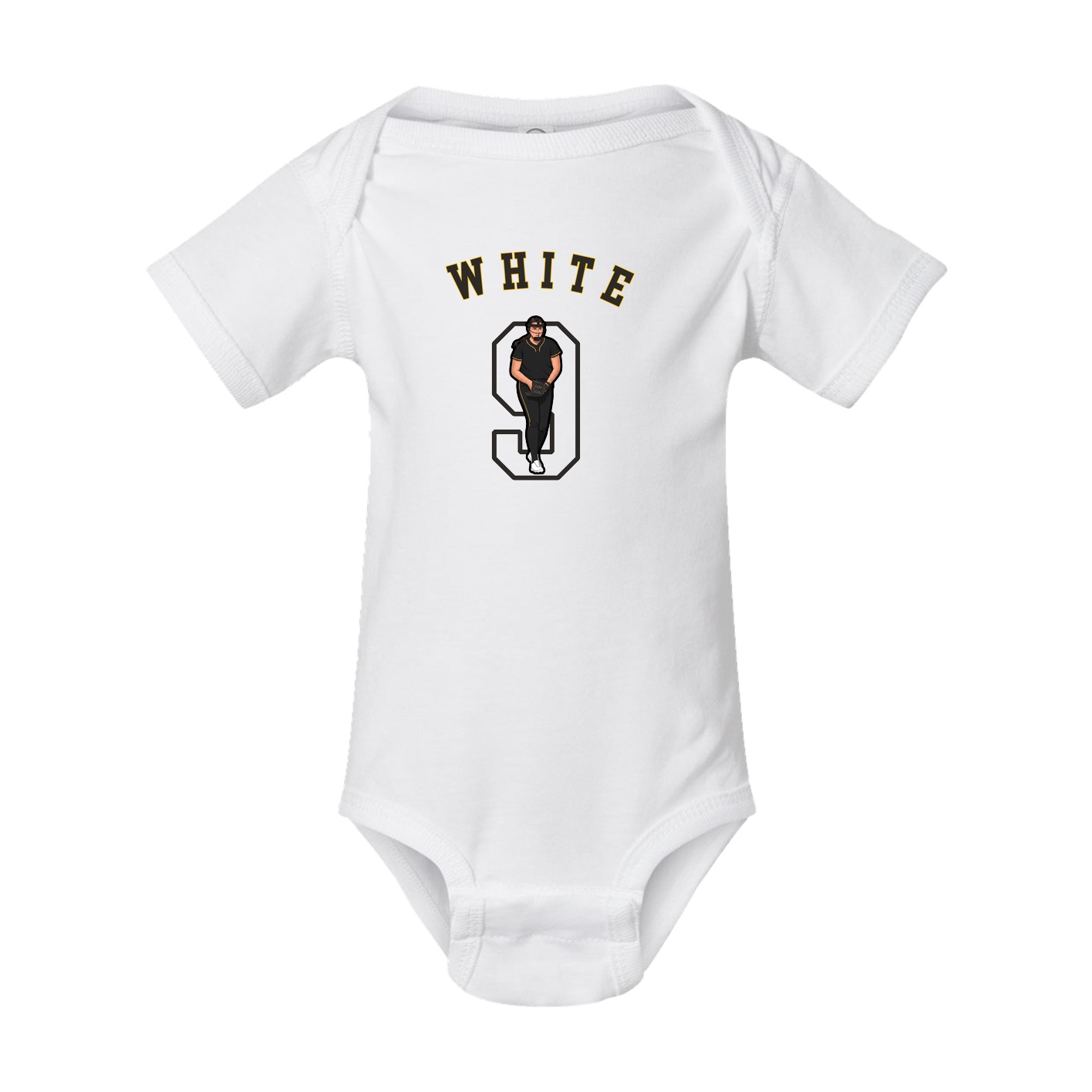 Baby Onesie — Shirsey Arch in White