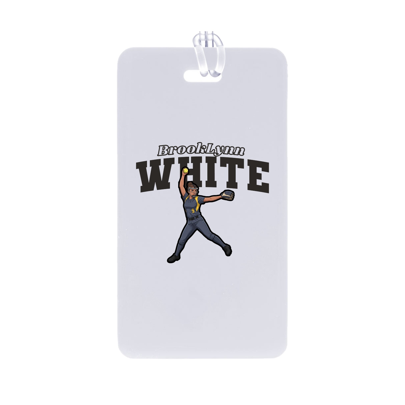 Bag Tag — Name Arch in Classic