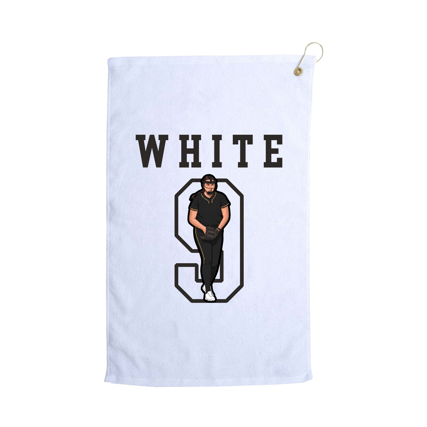 Golf Towel — Shirsey in White
