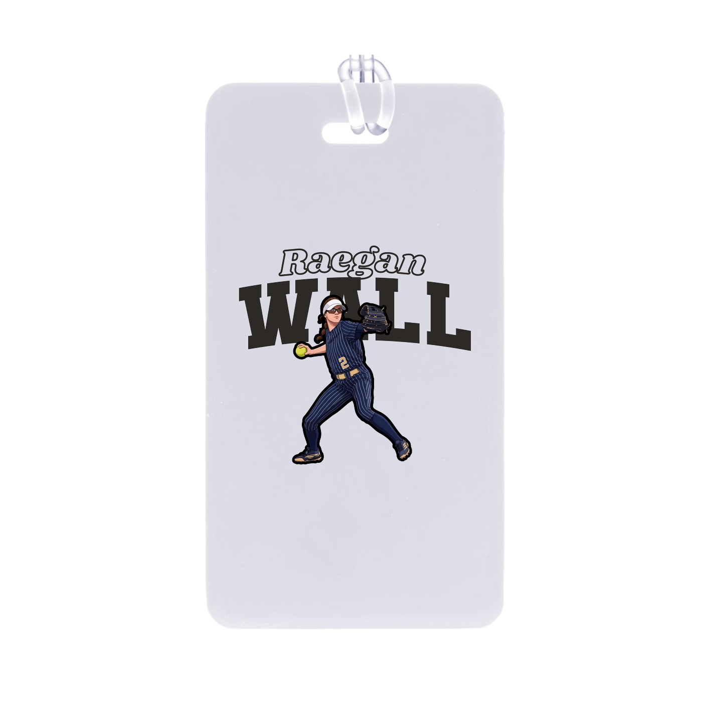 Bag Tag — Name Arch in Classic