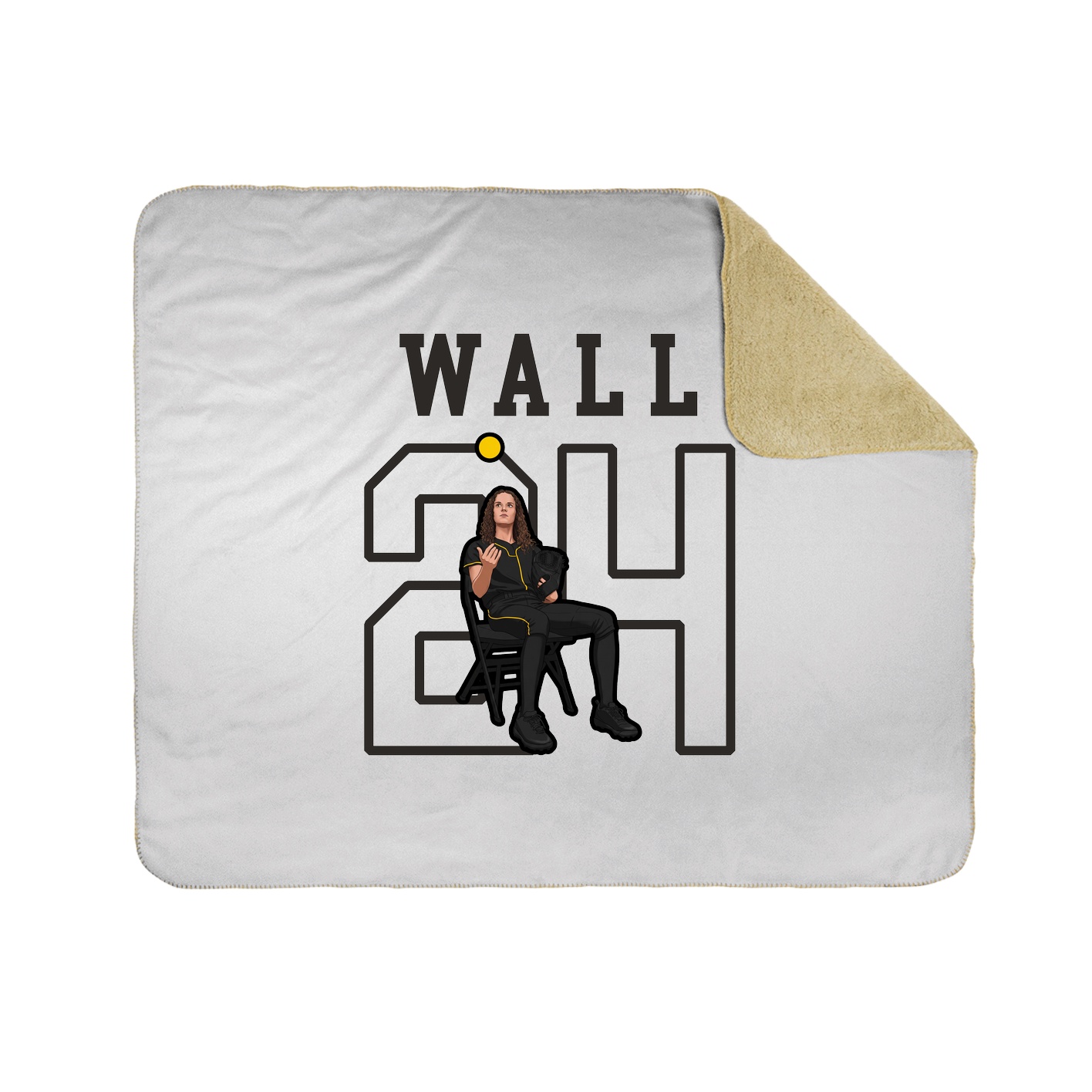Throw Blanket — Shirsey in White