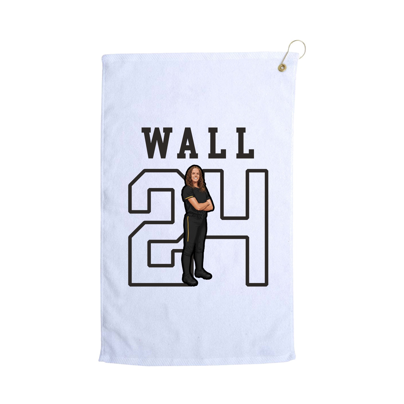 Golf Towel — Shirsey in White